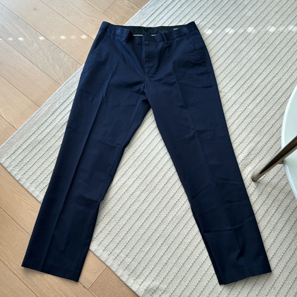 Bonobos Weekday Warrior Dress Pants - 32 x 30 Straight - Navy Blue